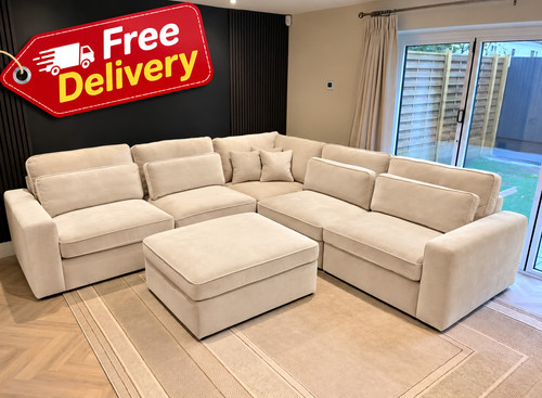 Ruby corner sofa cream - ruby,