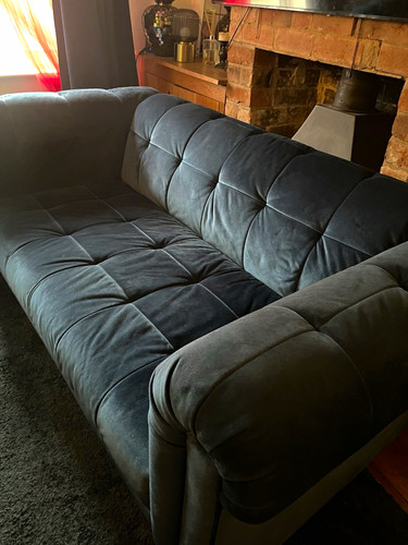 Sofology navy blue velvet - navy,