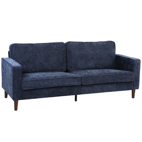 Seater velvet sofa - velvet, with