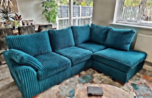 Modern teal blue - blue, jumbo