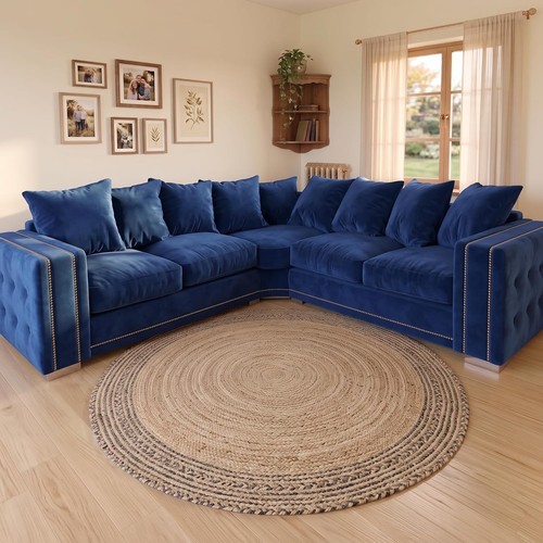 Ruby plush velvet - ruby, sofa