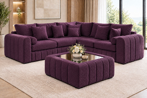 Modern shape corner sofa - modern,