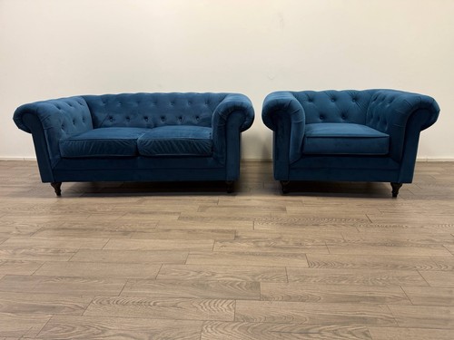 Habitat chesterfield navy blue - chesterfield,