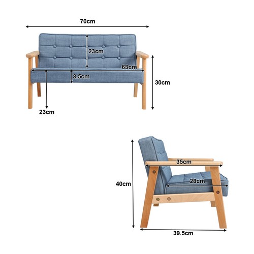 Seater mini corner sofa - 1,