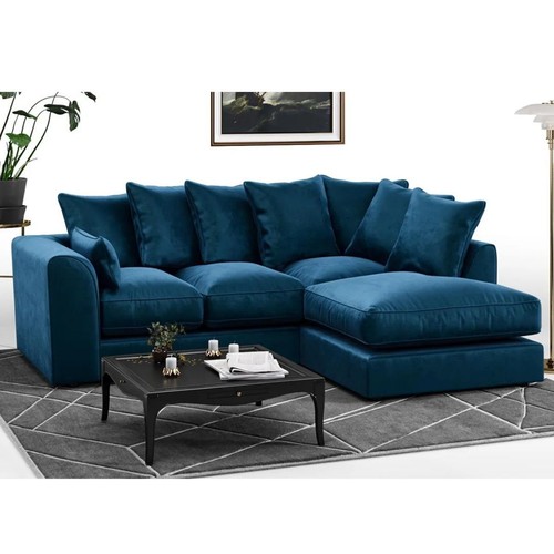 Plush velvet shaped - plush, l-shaped