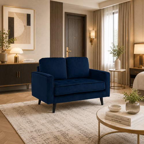 Velvet seater sofa - velvet,