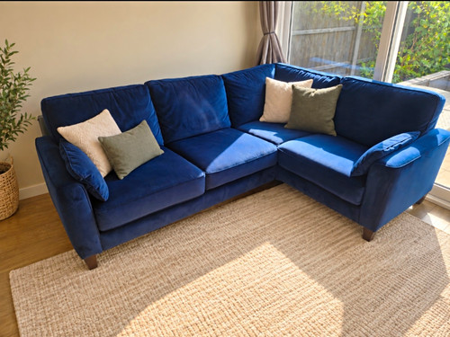 Furniture village blue velvet - village,
