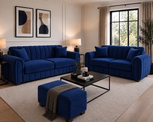 Ayla plush sofa set - ayla,