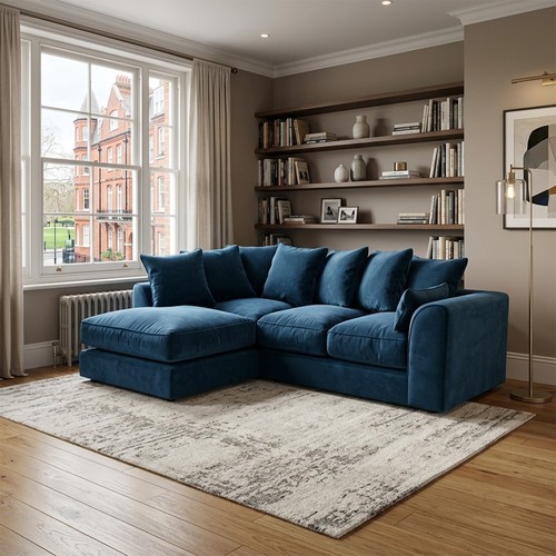 Plush velvet corner - velvet,