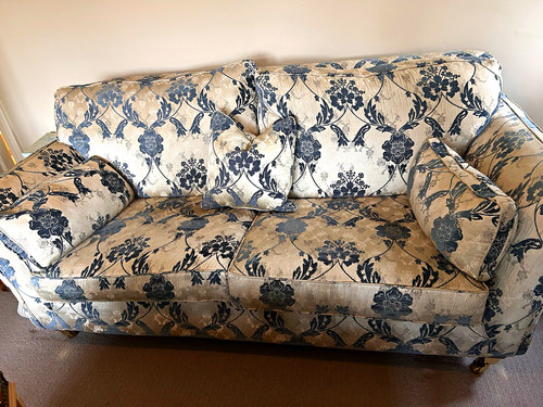 Multiyork beige blue floral - beige/blue,