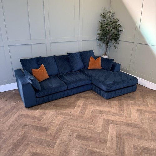 Dark blue dfs plush velvet - dfs,