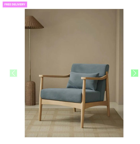 Sherwood dusty blue - dusty, velvet