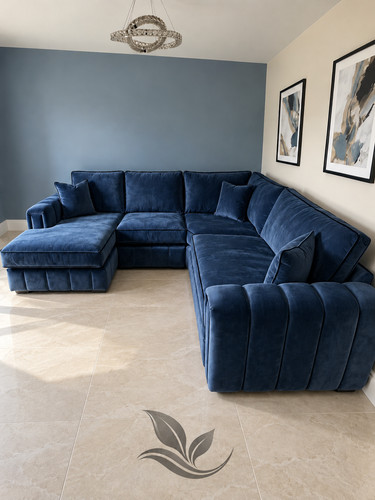 Lilly plush corner sofa - corner, chaise