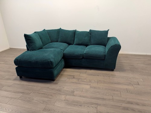 Harry teal jumbo cord left - cord,