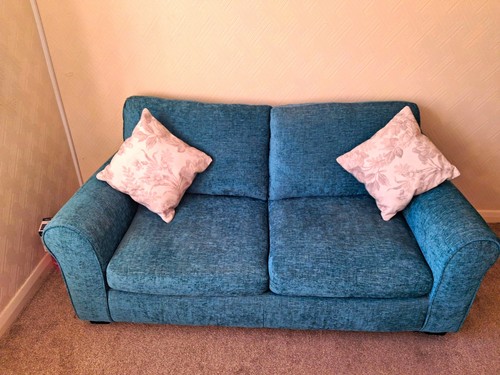Som toile blue velvet - 2, seater