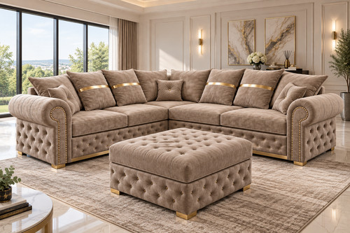 Luxury chesterfield corner - chesterfield,