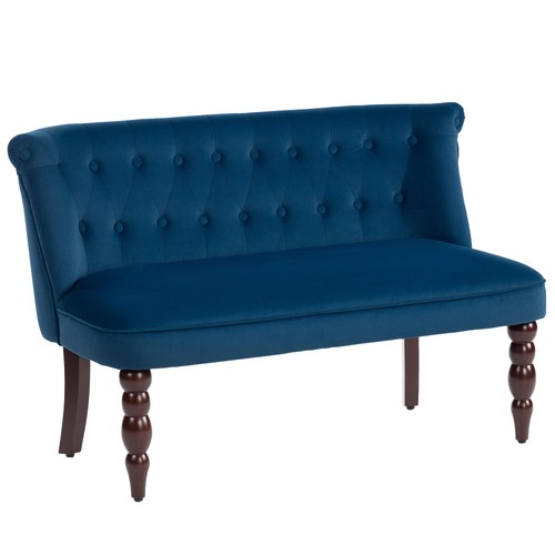 Velvet seater sofa button - seater,