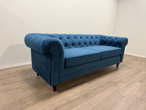 Chesterfield velvet seater - chesterfield,