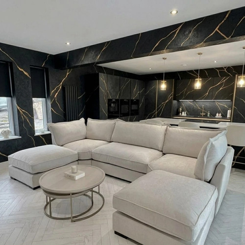 New bishop corner shape - new, sofa