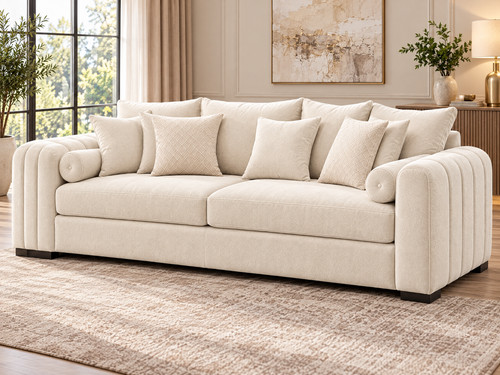 Luxury 3 seater linen - 2,,