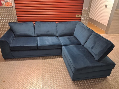 Dfs orka blue velvet corner - dfs,